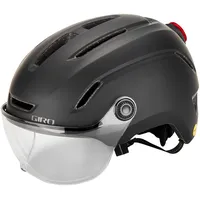 Giro Evoke LED MIPS Fahrradhelm (Größe 51-55CM, schwarz)