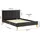 Homestyle4u Polsterbett 140 x 200 cm Grau