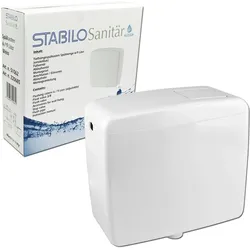 Stabilo-Sanitaer WC Aufputz Spülkasten Toilette Spülung 6-9 Liter weiss Zubehör