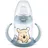 NUK First Choice Trinklernflasche | 6–18 Monate | 150 ml | Temperature Control Anzeige | Anti-Colic-Ventil | auslaufsichere Trinkschnabel | Ergonomische Griffe | BPA-frei | Disney Winnie Puuh blau