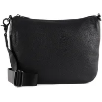 Mandarina Duck Beuteltasche Mellow Leather Hobo FZT79 Umhängetaschen Schwarz