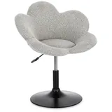 Bizzotto Stuhl Fleur 2er-Set, Schwarz / Beige, Höhenverstellbar bunt|schwarz