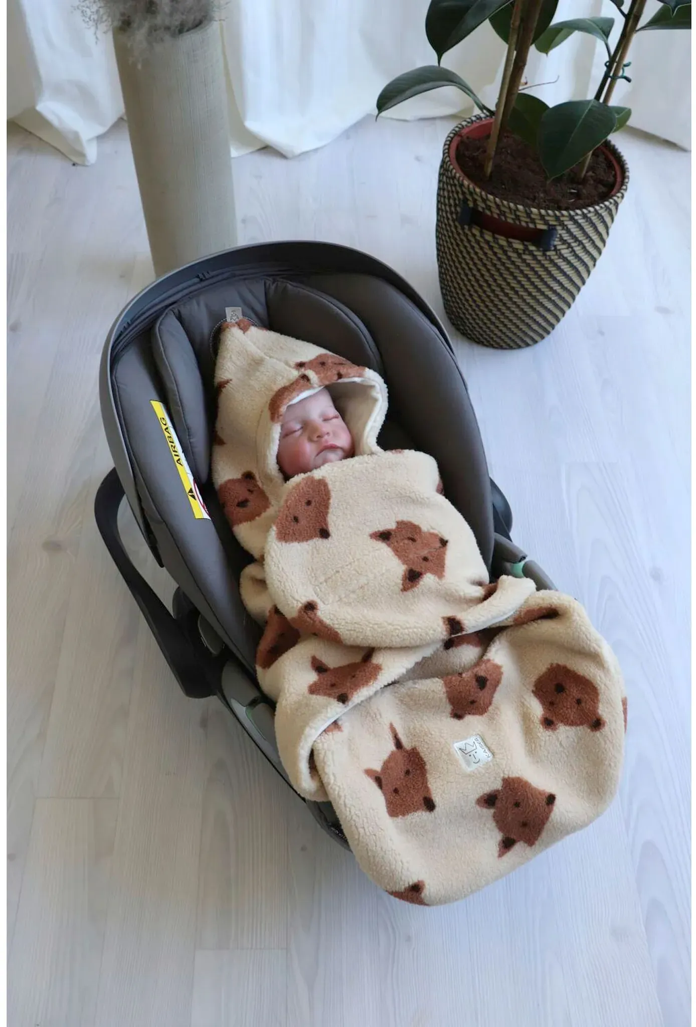 Kaiser Einschlagdecke Bear&Fox, beige