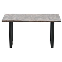 HTI-Line Esstisch »Tisch Detroit marmor dunkel Detroit«, Esstisch grau