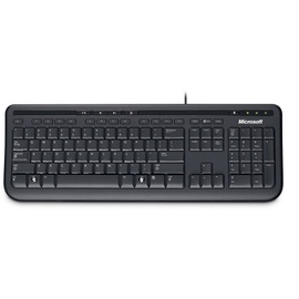 Microsoft Wired Keyboard 600 US schwarz (ANB-00021)