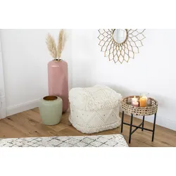 Kayoom Pouf Coralia 500 Creme 50cm x 50cm