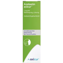 Azelastin axicur 1 mg/ml Nasenspray Lösung 10 ml