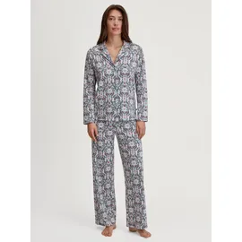 CALIDA Orient Dreams Pyjama Blau 40/42