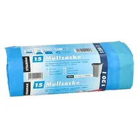 Papstar Müllsäcke mit Zugband, 120 l 100 cm x