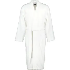 CAWÖ Home Bademäntel Herren Kimono Uni 828 weiß XXL