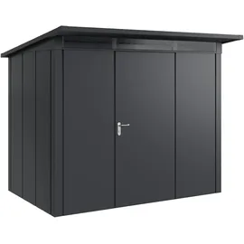 hörmann stauraumsysteme Juno Gerätehaus 2,62 x 1,66 m Anthrazitgrau