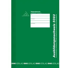RNK Formularbuch Ausbildungsnachweis A4 weiß