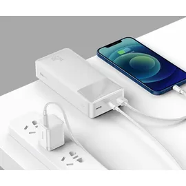 Baseus Bipow Powerbank 30000mAh 15W weiß