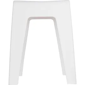 Wenko Badhocker Kumba Duschhocker Weiß 38 x 47 x 32 cm