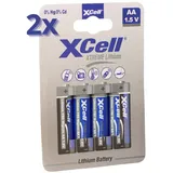 XCell Xtreme Lithium Batterie AA 3000 mAh 8 St.