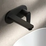 artiviana Fido Wand-Waschtischarmatur Schwarz Matt