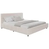 Juskys Polsterbett Florenz 180 x 200 cm Beige