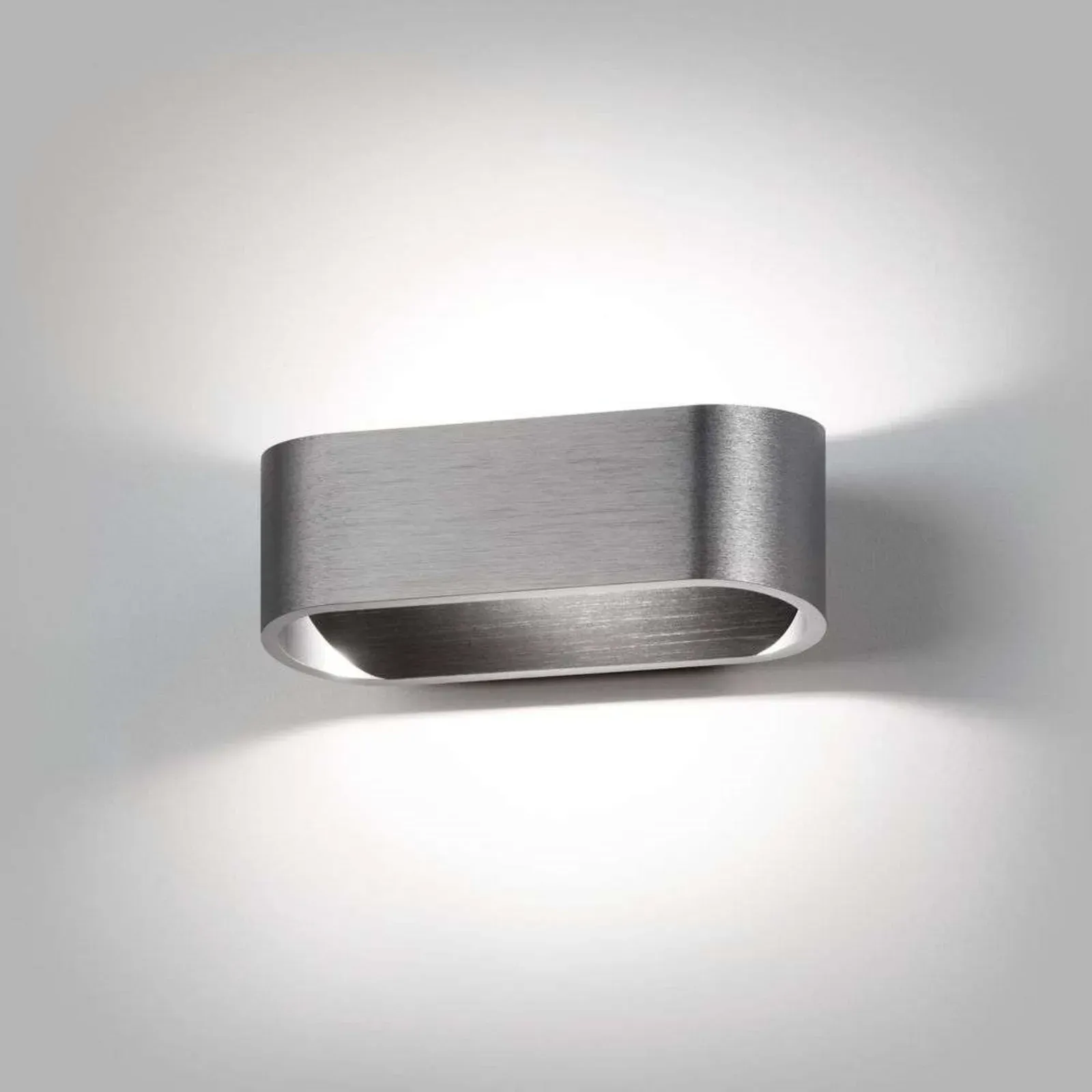 Wandleuchte LIGHT-POINT, dimmbar, Metallisch, für Wohnzimmer, Aluminium - 16 - 6