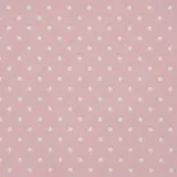 SCHÖNER LEBEN. Tischdeckenstoff beschichtete Baumwolle Punkte rosa weiß 1,5m Breite