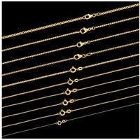 HOPLO Goldkette Goldkette Venezianerkette Länge 40cm - Breite 1,2mm - 333-8 Karat Gold 40 cm
