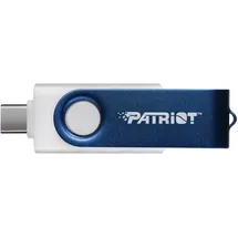 Patriot Xporter X550 128GB, USB-Stick - blau/weiß, USB-A und USB-C 3.2 Gen 1