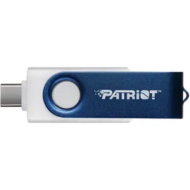 Patriot Xporter X550 128GB, USB-Stick - blau/weiß, USB-A und USB-C 3.2 Gen 1