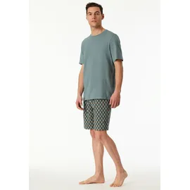 SCHIESSER Pyjama Casual Essentials Blau 58