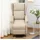 Homcom Aufstehsessel Leinen 72,5 x 94 x 109 cm creme