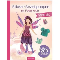 Sticker-Anziehpuppen Metallic – Im Feenreich