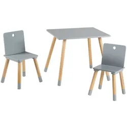 roba Baumann Kindersitzgruppe 450019, 3tlg. Lack Grau
