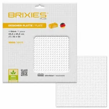 schäfer brand distribution gmbh BRIXIES 225013 - Platte 32 x 32 Basic weiß, Bauplatte, 1 Stück