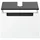 Held Waschbeckenunterschrank Siena 60 x 40 x 35 cm Anthrazit/Weiß