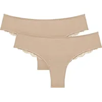 Triumph Triumph, Damen, Unterhosen, String, Casual Bequem sitzend, Beige, L