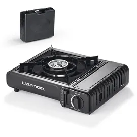 EasyMaxx Gaskocher tragbar 2100W schwarz