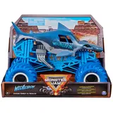 Spin Master Monster Jam offizieller Megalodon Monster Truck, Druckguss-Fahrzeug zum Sammeln im Maßstab 1:24