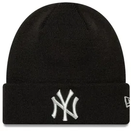 New Era Beanie Metallic York Yankees Unisex Mützen schwarz schwarz|weiß Einheitsgröße