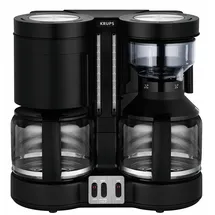 Krups Duothek Plus KM 8508, Filterkaffeemaschine, Schwarz