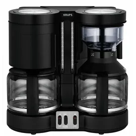 Krups Duothek Plus KM 8508, Filterkaffeemaschine, Schwarz