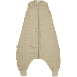 Meyco Baby Sommer-Sleepoverall Mull 0.5 TOG, beige, 80