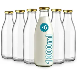 espírito rebelde Glasflasche 1000 ml 6 St.