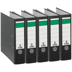 Grüner Balken Ordner Grüner Balken 18403, A4 80mm breit Karton Wolkenmarmor schwarz 4255704300222 Grüner Balken 20 Stück