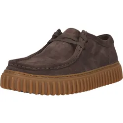 Schnürschuh CLARKS "Torhill", Herren, Gr. 46, braun, elegant, Schuhe, aus Premium-Materialien