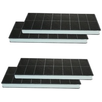 Keenberk 4x Aktivkohlefilter passend für Bosch Siemens Neff Balay