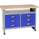 Küpper 12117 Werkbank ultramarinblau (B x H x T) 1200 x 840 x 600mm