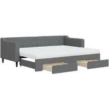 vidaXL Tagesbett 80 x 200 cm Dunkelgrau