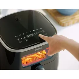 Philips Series 3000 HD9257, Fritteuse, Schwarz