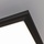 Briloner LED Panel Schlafzimmerlampe, 100x25x6 cm, Schwarz