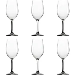Stölzle Weingläser 6er-Set 37 cl schmal spülmaschinenfest elegant dünn Kristall