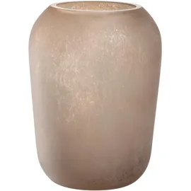 LEONARDO HOME Trogolo Vase, 1 Stück, Elegante Straußenvase für Blumen und Zweige, natürliche Ästhetik in sanften Erdfarbtönen, authentisches & vielseitiges Design, Höhe 22 cm, beige, 033203