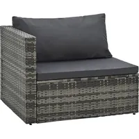 vidaXL Garten-Lounge-Set 5-tlg. grau 47814